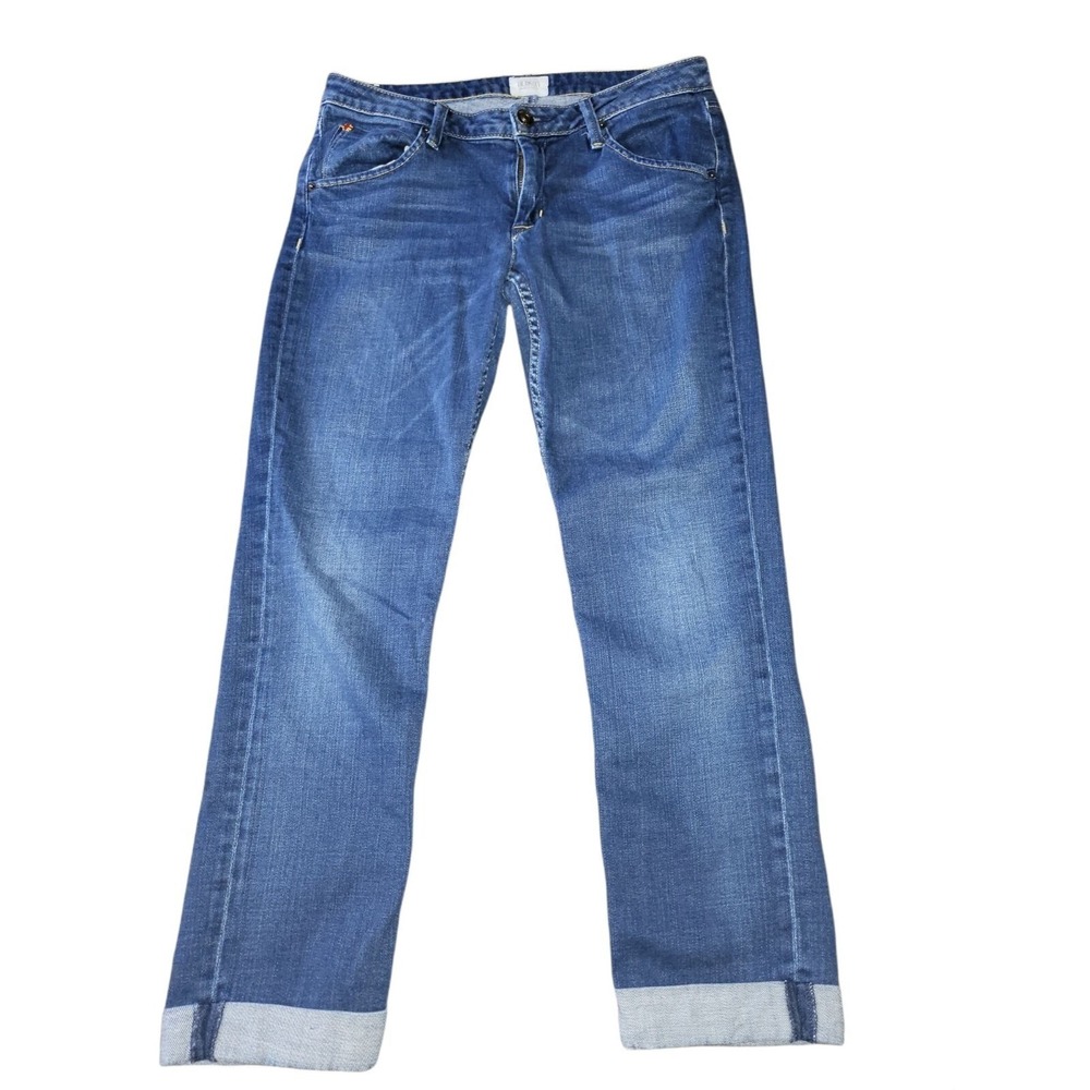 Hudson Womens Capri Jeans Sz 28 Malibu Cuffed Blue Denim Hipster Casual Everyday